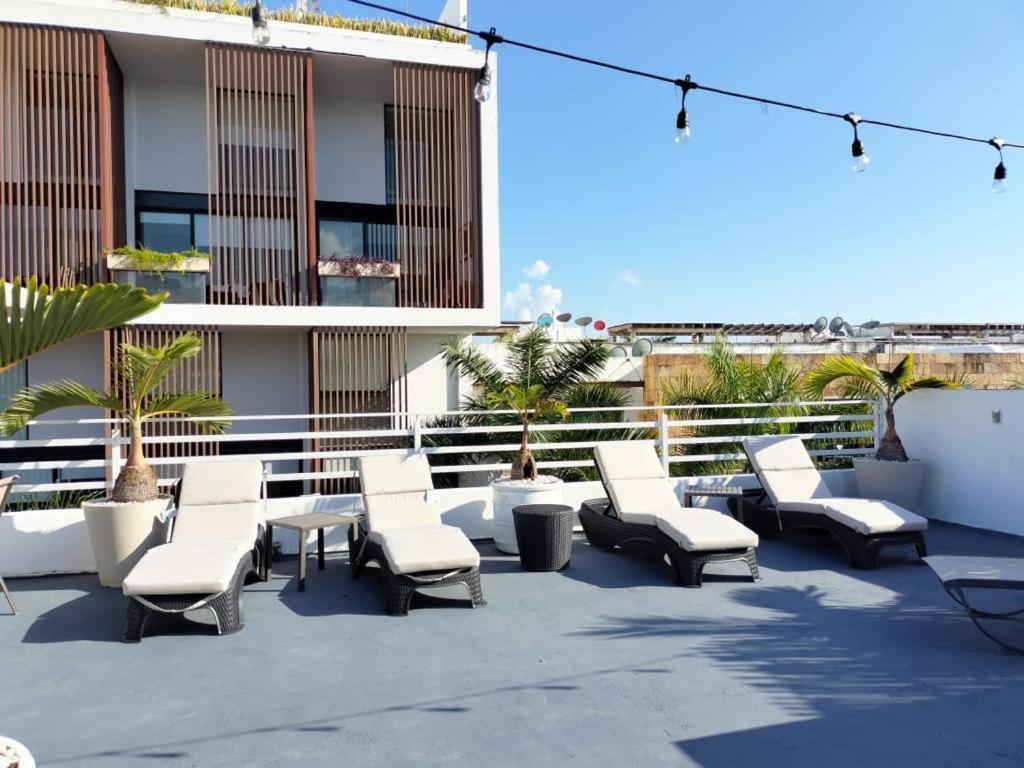 Silversands Hotel Boutique - 5Th Ave 普拉亚卡门 外观 照片